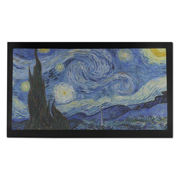 Custom The Starry Night (Van Gogh 1889) Bar Mat - Small