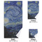 The Starry Night (Van Gogh 1889) Bath Towel Sets - 3-piece - Approval