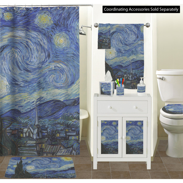 The Starry Night (Van Gogh 1889) Bathroom Scene