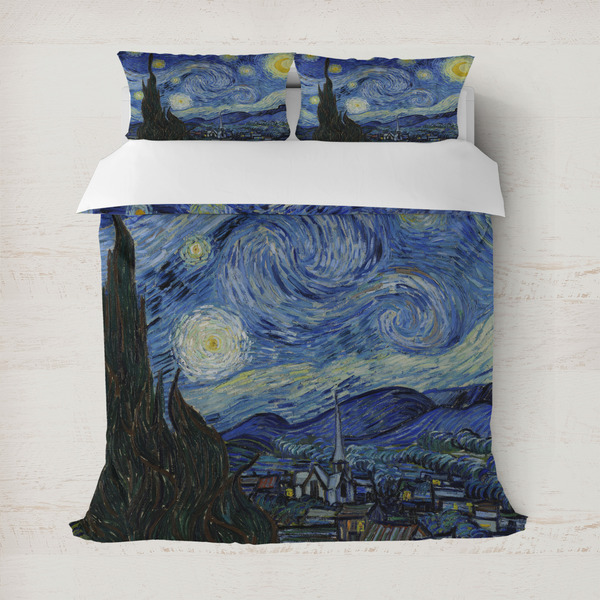 Custom The Starry Night (Van Gogh 1889) Duvet Cover Set - Full / Queen