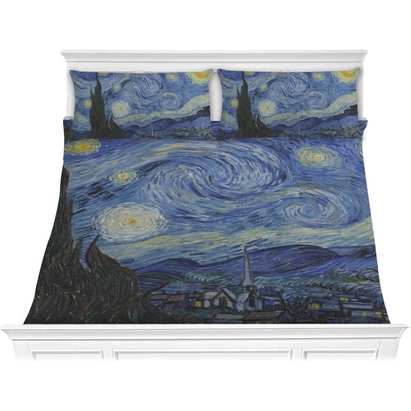 Custom The Starry Night (Van Gogh 1889) Comforter Set - King
