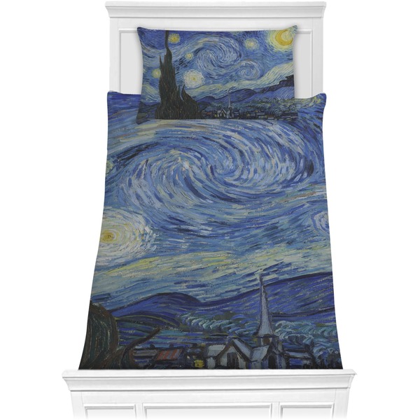 Custom The Starry Night (Van Gogh 1889) Comforter Set - Twin