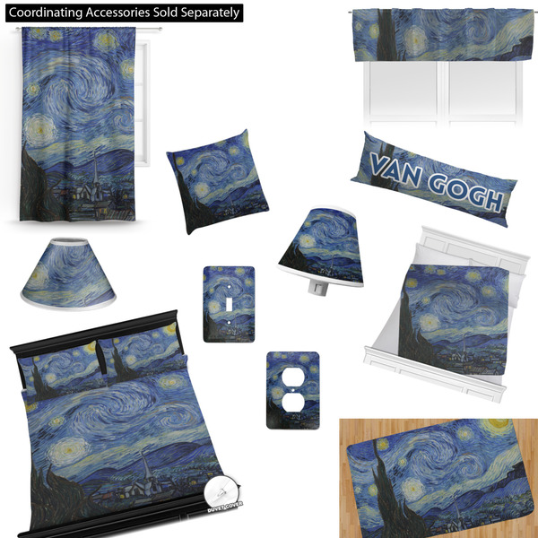 The Starry Night (Van Gogh 1889) Bedroom Decor & Accessories2