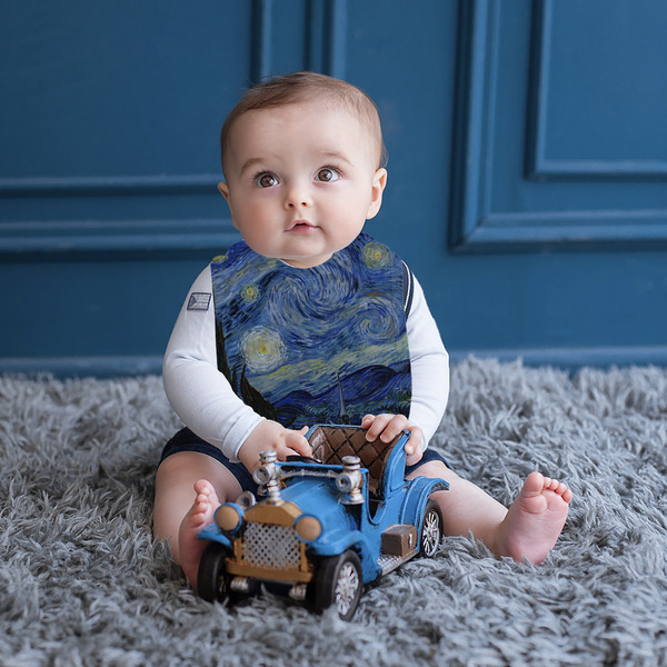 The Starry Night (Van Gogh 1889) Bib Lifestyle Boy