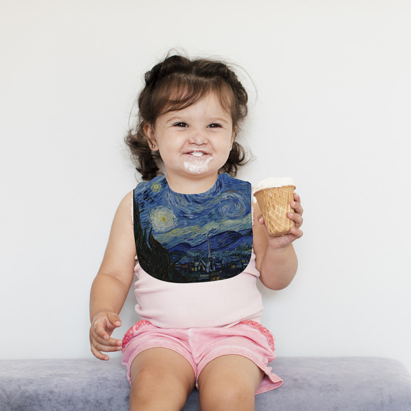 The Starry Night (Van Gogh 1889) Bib Lifestyle Girl