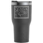 The Starry Night (Van Gogh 1889) RTIC Tumbler - Black - Engraved Front