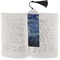 The Starry Night (Van Gogh 1889) Bookmark with tassel - In book