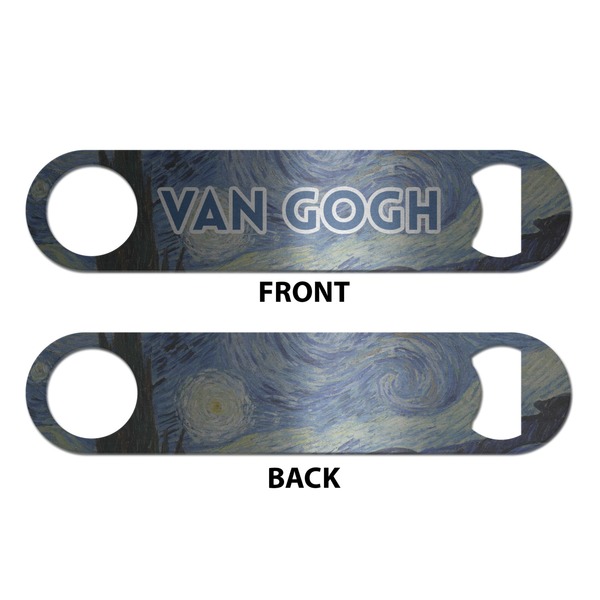 The Starry Night (Van Gogh 1889) Bottle Opener - Front & Back