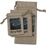 The Starry Night (Van Gogh 1889) Burlap Gift Bags