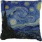The Starry Night (Van Gogh 1889) Burlap Pillow 16"
