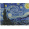 The Starry Night (Van Gogh 1889) Burlap Placemat