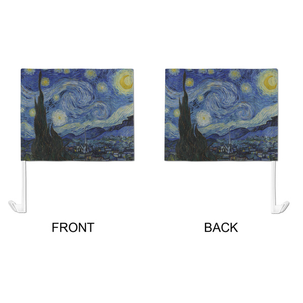The Starry Night (Van Gogh 1889) Car Flag - Large - APPROVAL