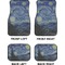 The Starry Night (Van Gogh 1889) Car Floor Mats Set (2F + 2B)
