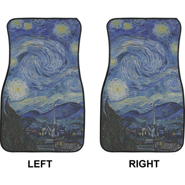 The Starry Night (Van Gogh 1889) Car Mat Front - Approval
