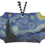The Starry Night (Van Gogh 1889) Rear View Mirror Ornament