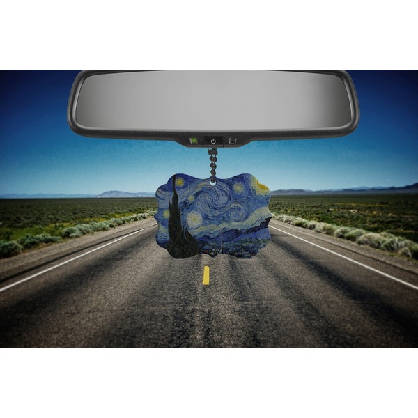 The Starry Night (Van Gogh 1889) Car Ornament (Road)