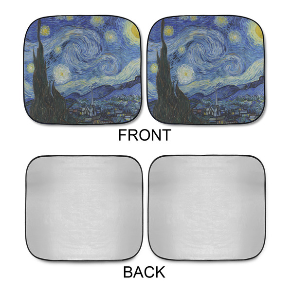 The Starry Night (Van Gogh 1889) Car Sun Shades - APPROVAL