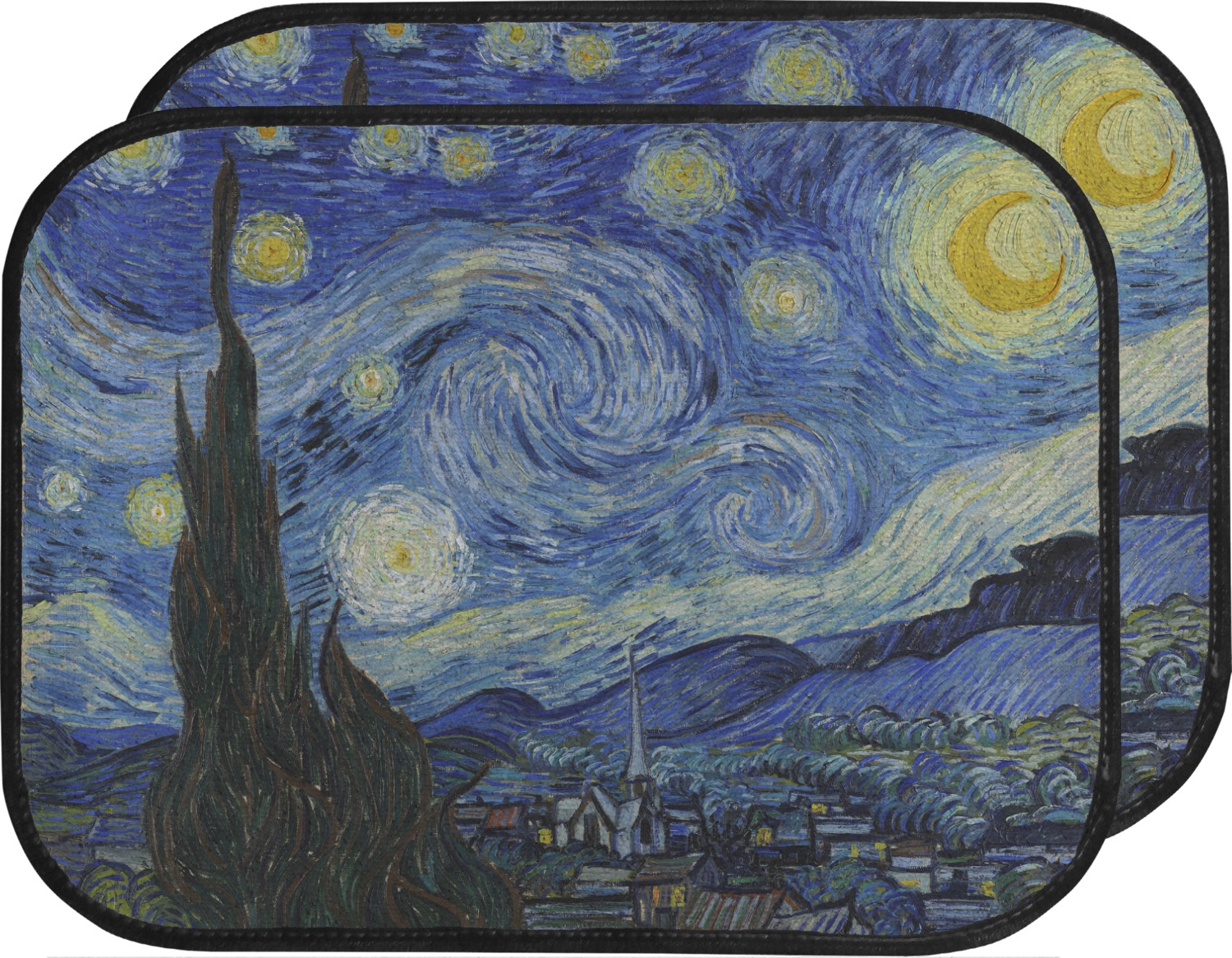 Custom The Starry Night (Van Gogh 1889) Car Floor Mats