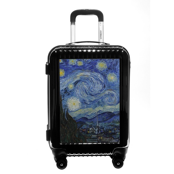 Custom The Starry Night (Van Gogh 1889) Carry On Hard Shell Suitcase