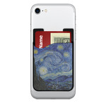 The Starry Night (Van Gogh 1889) 2-in-1 Cell Phone Credit Card Holder & Screen Cleaner