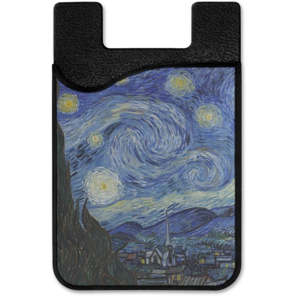 The Starry Night (Van Gogh 1889) Cell Phone Credit Card Holder