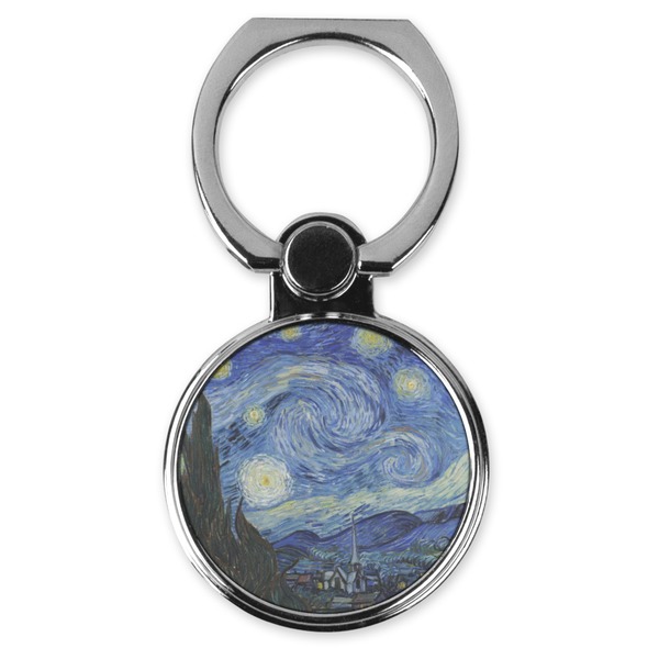 Custom The Starry Night (Van Gogh 1889) Cell Phone Ring Stand & Holder