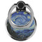 The Starry Night (Van Gogh 1889) Cell Phone Ring Stand & Holder - Front (Collapsed)