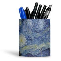The Starry Night (Van Gogh 1889) Ceramic Pen Holder