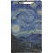 The Starry Night (Van Gogh 1889) Clipboard (Legal)