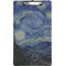 The Starry Night (Van Gogh 1889) Clipboard (Legal Size)