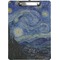 The Starry Night (Van Gogh 1889) Clipboard (Letter)