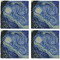 The Starry Night (Van Gogh 1889) Cloth Napkins - Personalized Dinner (APPROVAL) Set of 4