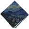 The Starry Night (Van Gogh 1889) Cloth Napkins - Personalized Dinner (Folded Four Corners)