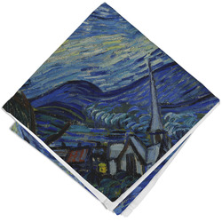The Starry Night (Van Gogh 1889) Cloth Cocktail Napkin - Single