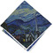 The Starry Night (Van Gogh 1889) Cloth Napkins - Personalized Lunch (Folded Four Corners)