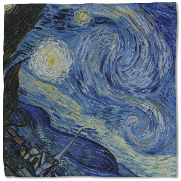 The Starry Night (Van Gogh 1889) Cloth Napkins - Personalized Lunch (Single Full Open)