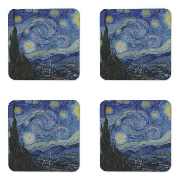 The Starry Night (Van Gogh 1889) Coaster Set - APPROVAL