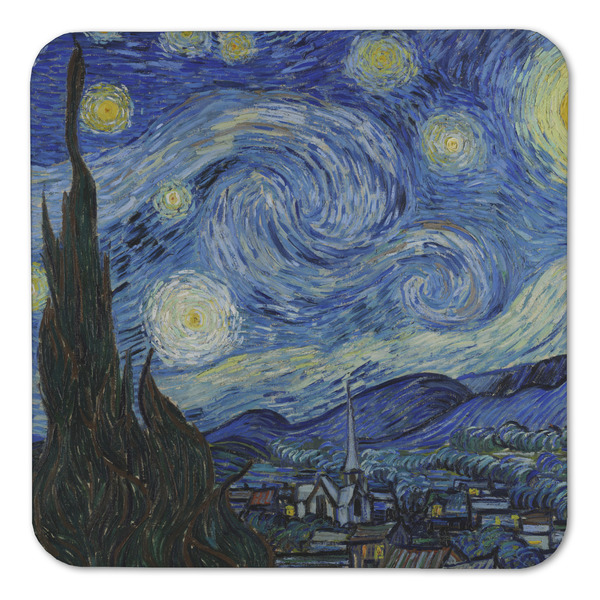 The Starry Night (Van Gogh 1889) Coaster Set - FRONT (one)