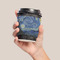 The Starry Night (Van Gogh 1889) Coffee Cup Sleeve - LIFESTYLE