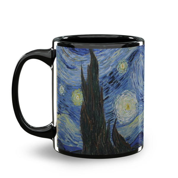 The Starry Night (Van Gogh 1889) Coffee Mug - 11 oz - Black