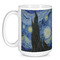 The Starry Night (Van Gogh 1889) Coffee Mug - 15 oz - White
