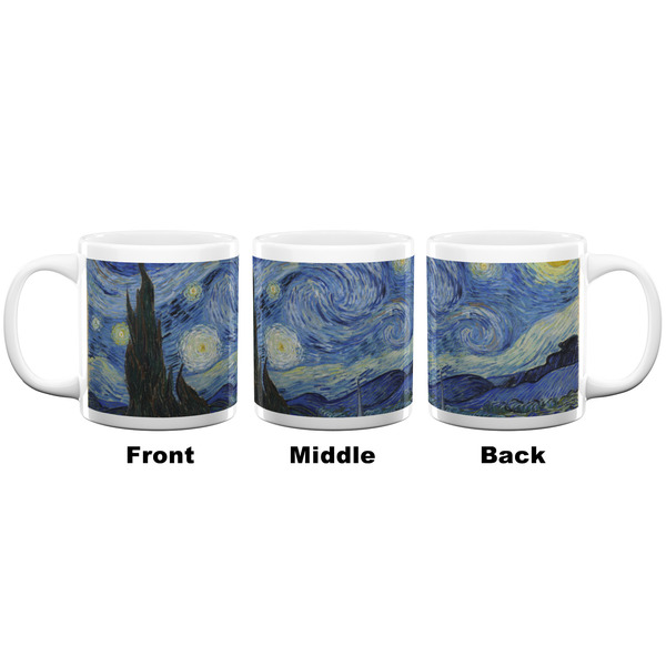 The Starry Night (Van Gogh 1889) Coffee Mug - 20 oz - White APPROVAL