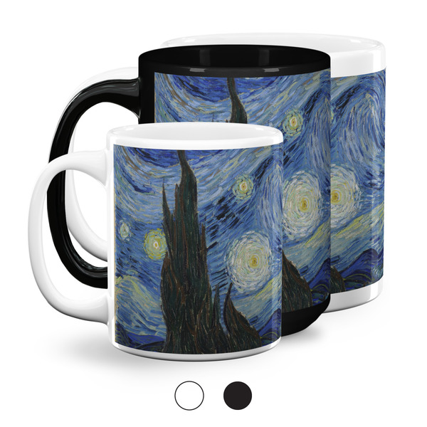 The Starry Night (Van Gogh 1889) Coffee Mugs Main