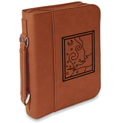 The Starry Night (Van Gogh 1889) Leatherette Bible Cover with Handle & Zipper