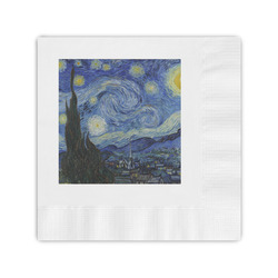The Starry Night (Van Gogh 1889) Coined Cocktail Napkins