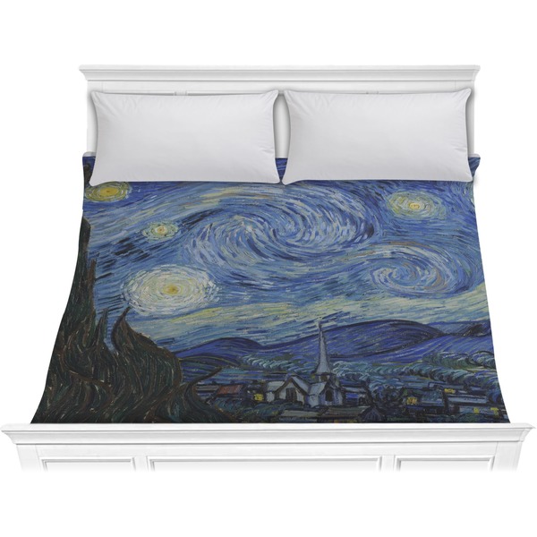 Custom The Starry Night (Van Gogh 1889) Comforter - King
