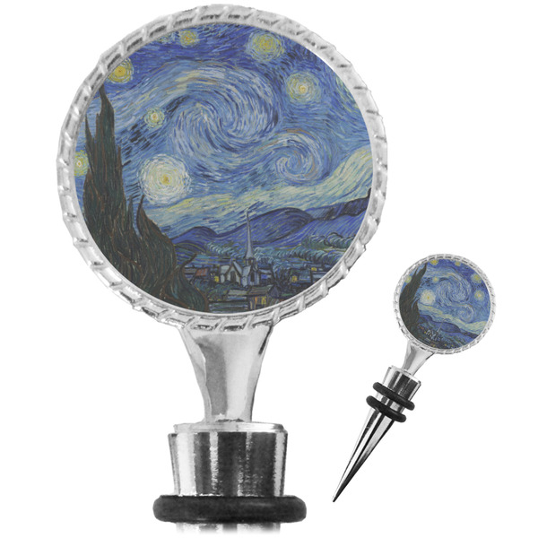 Custom The Starry Night (Van Gogh 1889) Wine Bottle Stopper