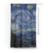 The Starry Night (Van Gogh 1889) Custom Curtain With Window and Rod