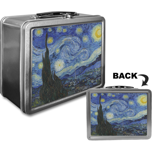 The Starry Night (Van Gogh 1889) Custom Lunch Box / Tin Approval