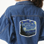 The Starry Night (Van Gogh 1889) Large Custom Shape Patch - 2XL
